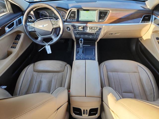 KMHGN4JE9FU082518 - 2015 HYUNDAI GENESIS 3.8L შავი ფოტო 8