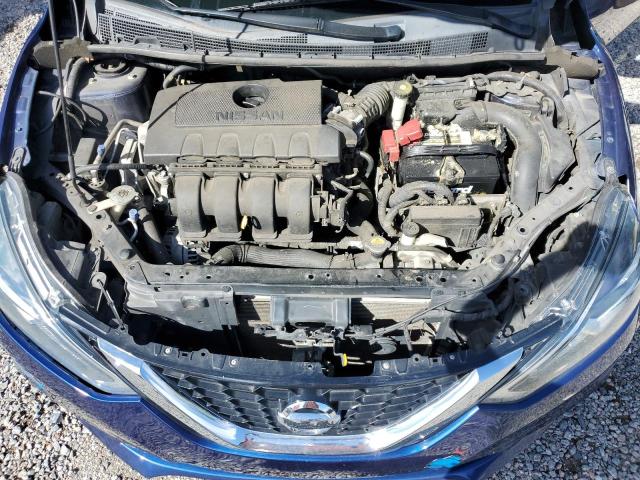 3N1AB7AP8KY359806 - 2019 NISSAN SENTRA S BLUE photo 11