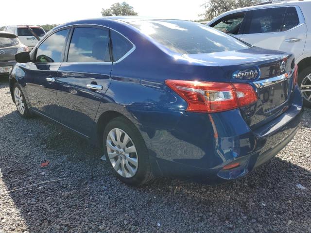 3N1AB7AP8KY359806 - 2019 NISSAN SENTRA S BLUE photo 2