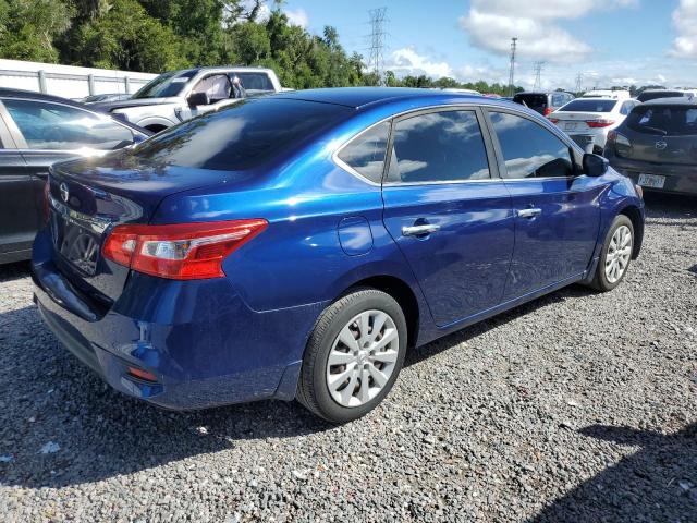 3N1AB7AP8KY359806 - 2019 NISSAN SENTRA S BLUE photo 3