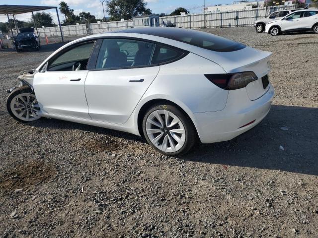 5YJ3E1EB7MF064753 - 2021 TESLA MODEL 3 Білий фото 2