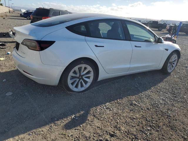 5YJ3E1EB7MF064753 - 2021 TESLA MODEL 3 Білий фото 3