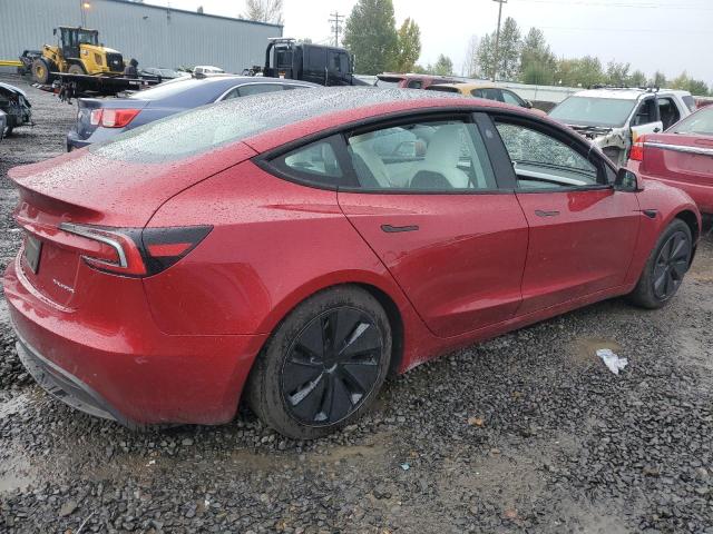 5YJ3E1EB0SF874044 - 2025 TESLA MODEL 3 Qırmızı foto 3