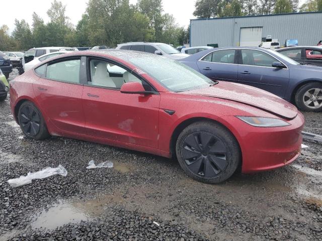 5YJ3E1EB0SF874044 - 2025 TESLA MODEL 3 Qırmızı foto 4