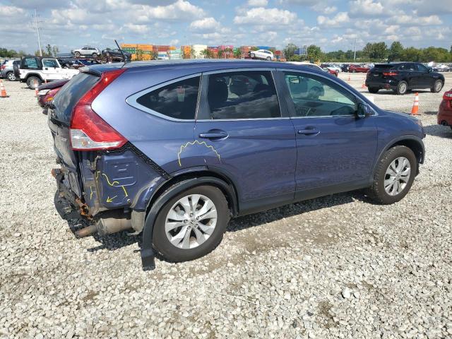 2HKRM4H58DH634863 - 2013 HONDA CR-V EX BLUE photo 3