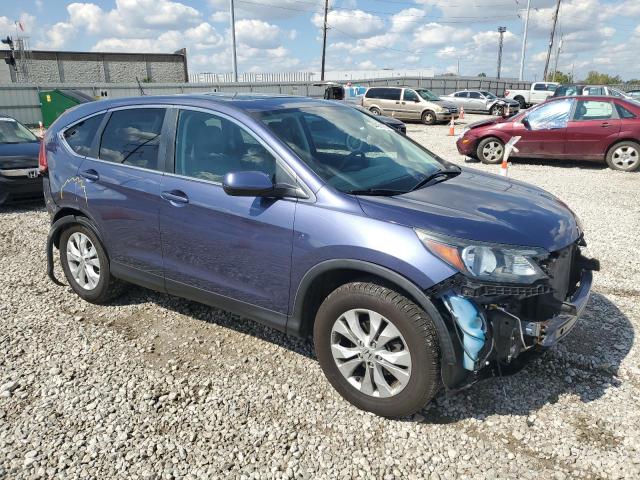 2HKRM4H58DH634863 - 2013 HONDA CR-V EX BLUE photo 4