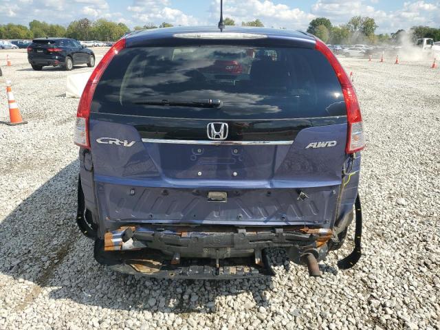 2HKRM4H58DH634863 - 2013 HONDA CR-V EX BLUE photo 6