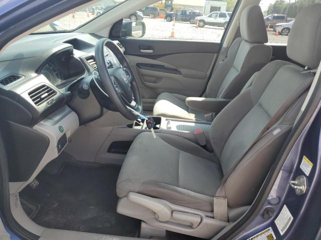 2HKRM4H58DH634863 - 2013 HONDA CR-V EX BLUE photo 7