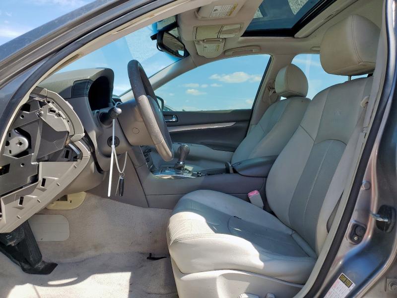 JN1CV6APXAM406474 - 2010 INFINITI G37 BASE GRAY photo 7