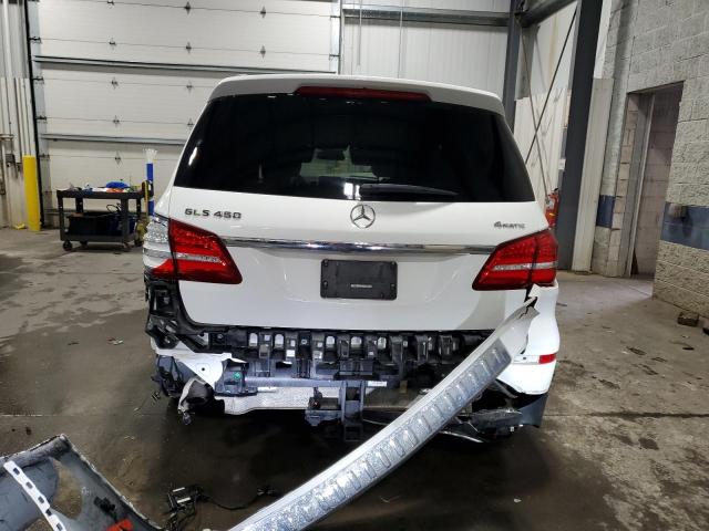 4JGDF6EE9JB108657 - 2018 MERCEDES-BENZ GLS 450 4MATIC WHITE photo 6