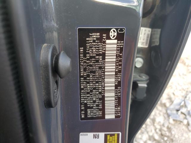 5YFP4MCE4PP141025 - 2023 TOYOTA COROLLA SE Szary zdjęcie 12