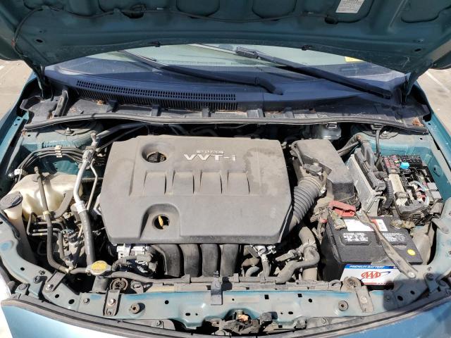 1NXBU4EE7AZ208617 - 2010 TOYOTA COROLLA BASE Yaşıl foto 11