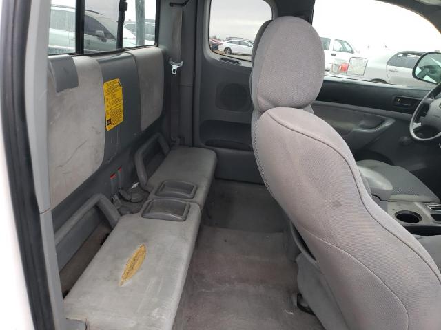 5TETX22N37Z460244 - 2007 TOYOTA TACOMA ACCESS CAB WHITE photo 10