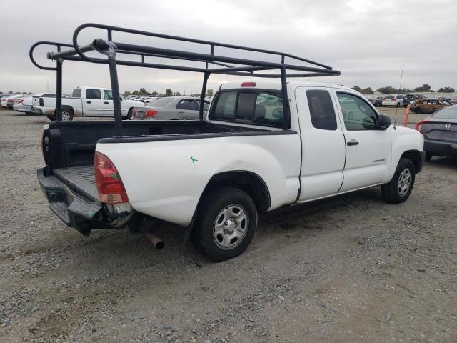 5TETX22N37Z460244 - 2007 TOYOTA TACOMA ACCESS CAB WHITE photo 3