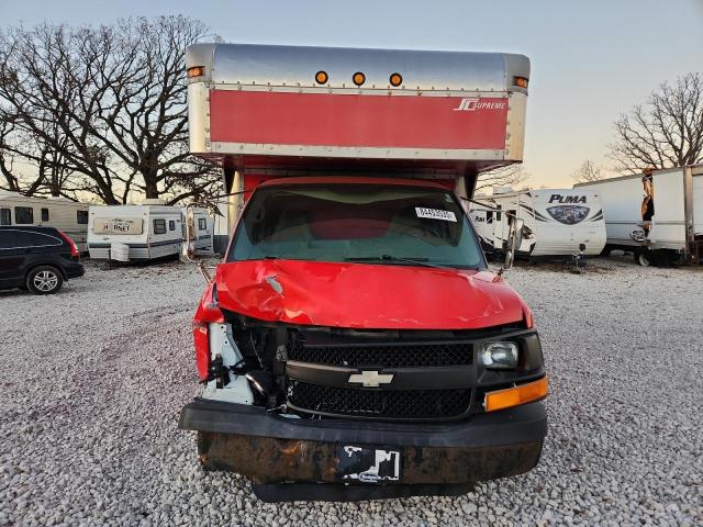 1GBJG31U741221909 - 2004 CHEVROLET EXPRESS COMMERCIAL C RED photo 5