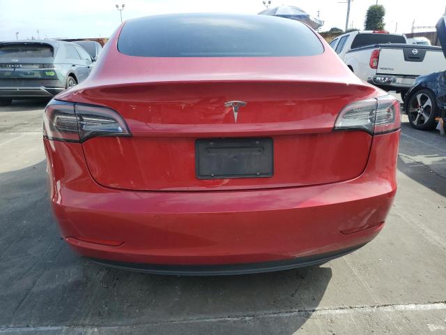 5YJ3E1EA8NF303851 - 2022 TESLA MODEL 3 红色 照片 6