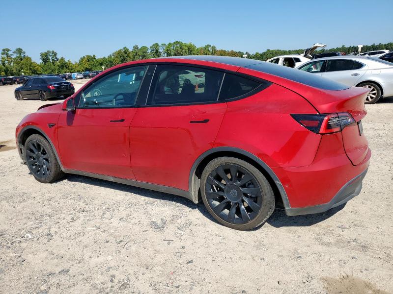 5YJYGDED5MF118330 - 2021 TESLA MODEL Y Czerwony zdjęcie 2