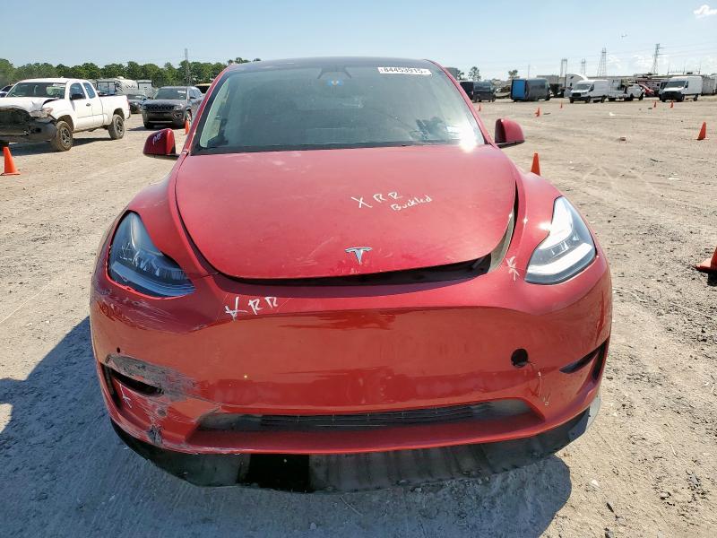5YJYGDED5MF118330 - 2021 TESLA MODEL Y Czerwony zdjęcie 5