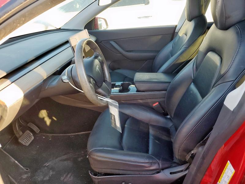 5YJYGDED5MF118330 - 2021 TESLA MODEL Y Czerwony zdjęcie 7