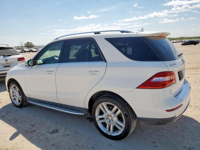 4JGDA5JBXFA618002 - 2015 MERCEDES-BENZ ML 350 WHITE photo 2