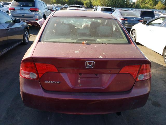 1HGFA16866L015170 - 2006 HONDA CIVIC EX BURGUNDY photo 6