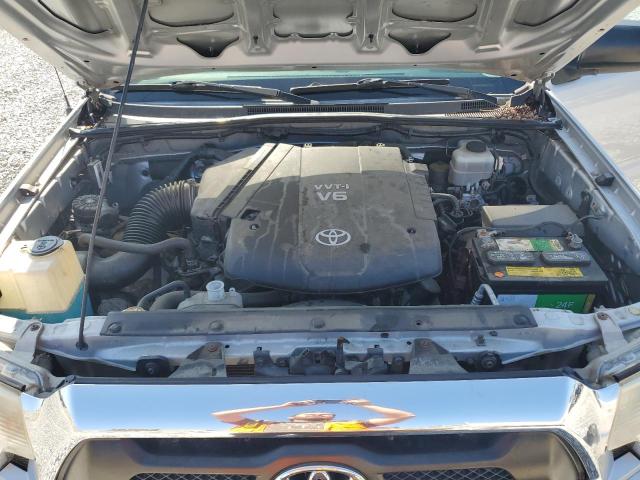 3TMLU4EN2CM100616 - 2012 TOYOTA TACOMA DOUBLE CAB ვერცხლისფერი ფოტო 11