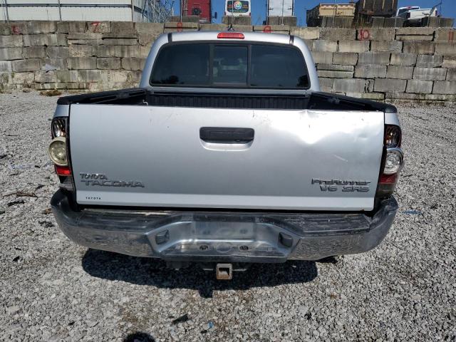 3TMLU4EN2CM100616 - 2012 TOYOTA TACOMA DOUBLE CAB ვერცხლისფერი ფოტო 6