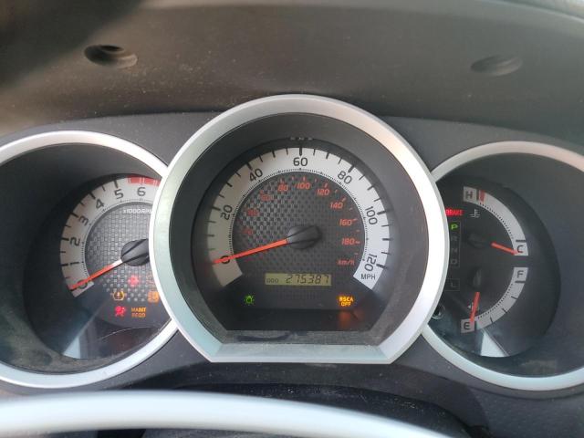 3TMLU4EN2CM100616 - 2012 TOYOTA TACOMA DOUBLE CAB ვერცხლისფერი ფოტო 9