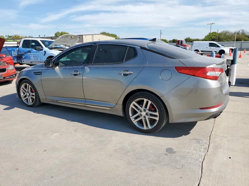5XXGR4A66DG091701 - 2013 KIA OPTIMA SX GRAY photo 2