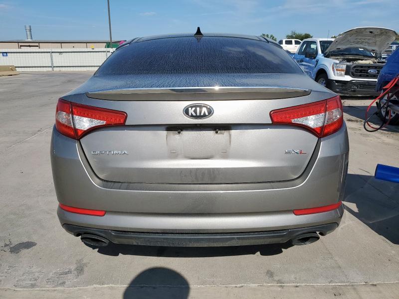 5XXGR4A66DG091701 - 2013 KIA OPTIMA SX GRAY photo 6
