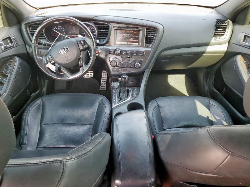 5XXGR4A66DG091701 - 2013 KIA OPTIMA SX GRAY photo 8