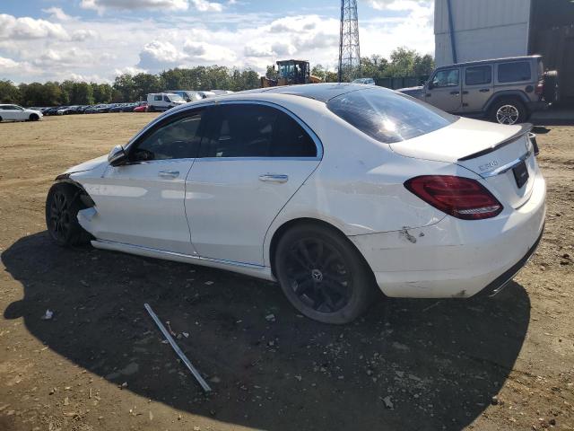 WDDWF4KB6JR406401 - 2018 MERCEDES-BENZ C 300 4MATIC WHITE photo 2