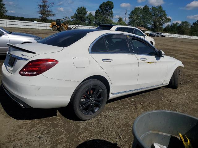 WDDWF4KB6JR406401 - 2018 MERCEDES-BENZ C 300 4MATIC WHITE photo 3