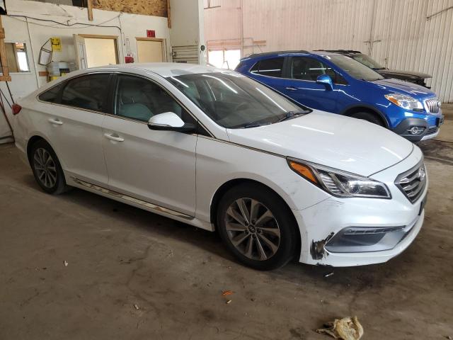 5NPE34AF8GH288385 - 2016 HYUNDAI SONATA SPORT WHITE photo 4