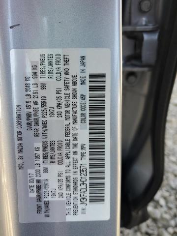 JM3KFADL3H0123571 - 2017 MAZDA CX-5 GRAND TOURING SILVER photo 13