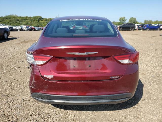 1C3CCCFB6GN183162 - 2016 CHRYSLER 200 LX BURGUNDY photo 6