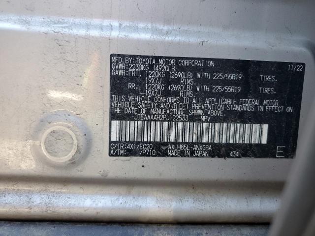 JTEAAAAH2PJ122533 - 2023 TOYOTA VENZA LE SILVER photo 13