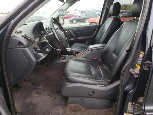 4JGAB54E6YA181799 - 2000 MERCEDES-BENZ ML 320 BLUE photo 7
