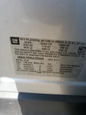 3GKALTEV0JL329999 - 2018 GMC TERRAIN SLE SILVER photo 13