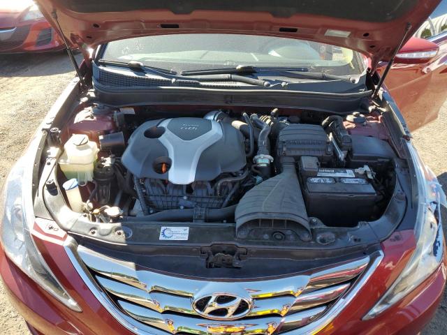 5NPEC4AB8CH370656 - 2012 HYUNDAI SONATA SE Қызыл фото 11