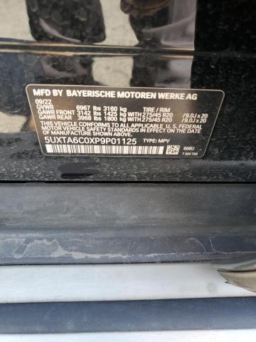 5UXTA6C0XP9P01125 - 2023 BMW X5 XDRIVE45E BLACK photo 13