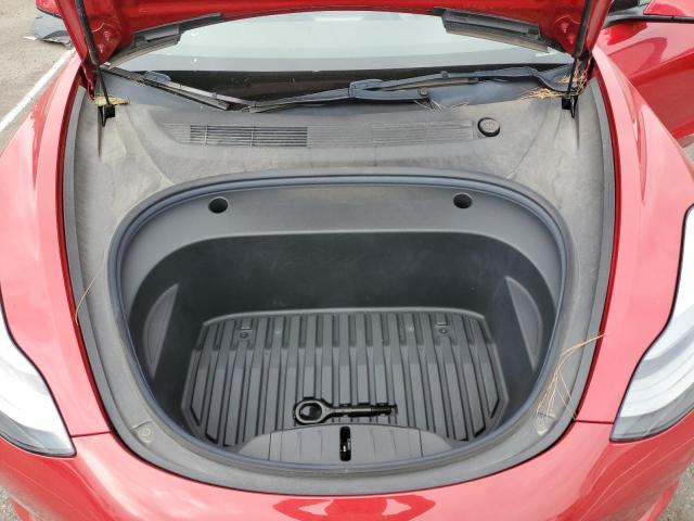 5YJ3E1EA6NF114678 - 2022 TESLA MODEL 3 RED photo 11
