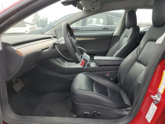 5YJ3E1EA6NF114678 - 2022 TESLA MODEL 3 RED photo 7