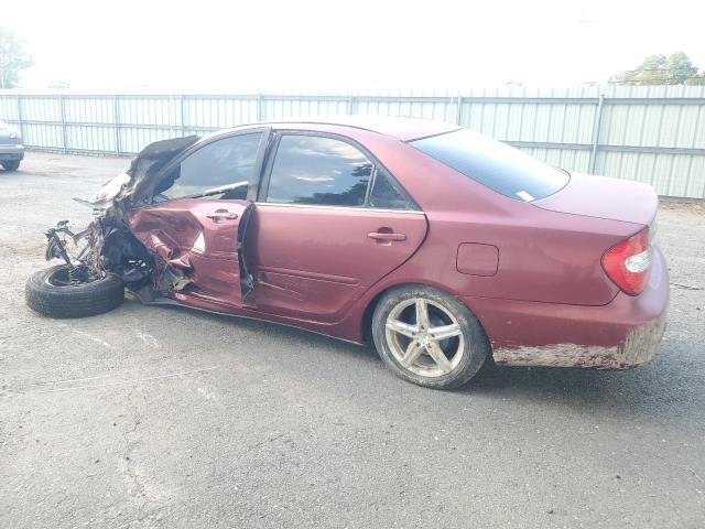 JTDBE32K440251426 - 2004 TOYOTA CAMRY LE RED photo 2