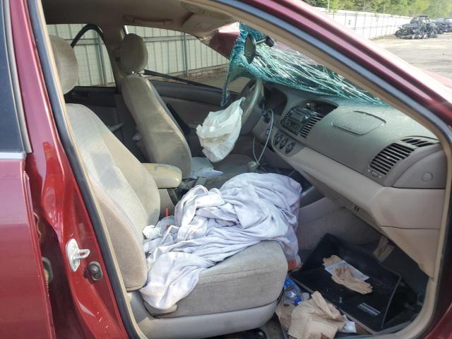 JTDBE32K440251426 - 2004 TOYOTA CAMRY LE RED photo 7