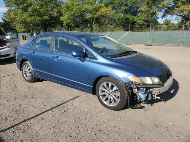 19XFA16829E022144 - 2009 HONDA CIVIC EX BLUE photo 4