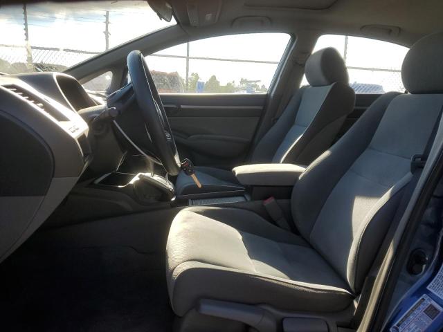 19XFA16829E022144 - 2009 HONDA CIVIC EX BLUE photo 7