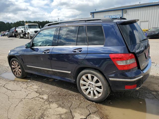 WDCGG8HB9CF856679 - 2012 MERCEDES-BENZ GLK 350 4MATIC BLUE photo 2