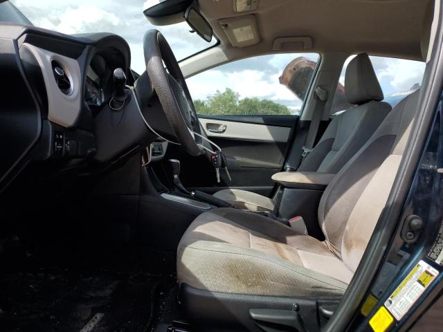 2T1BURHE2KC200727 - 2019 TOYOTA COROLLA L Կապույտ լուսանկար 7