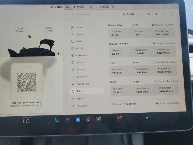 5YJ3E1EA9NF370149 - 2022 TESLA MODEL 3 蓝色 照片 9